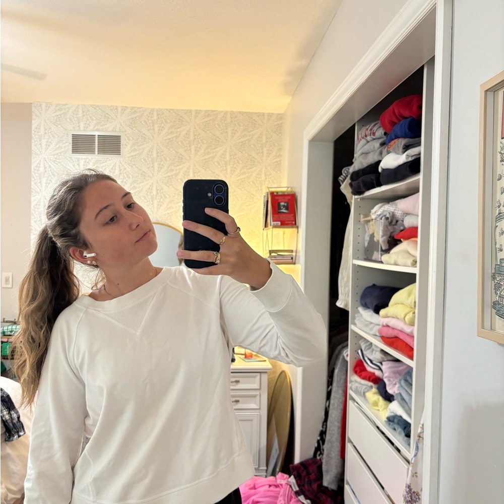 lululemon athletica White Sweatshirt